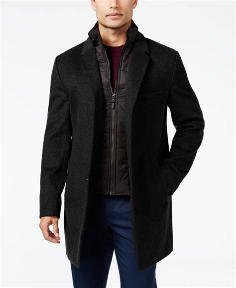 michael kors mens overcoat